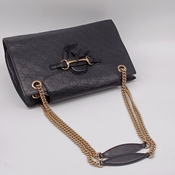 Gucci Guccissima Emily Large Shoulder Crossbody Bag 550-092225 - Picture 4 of 16